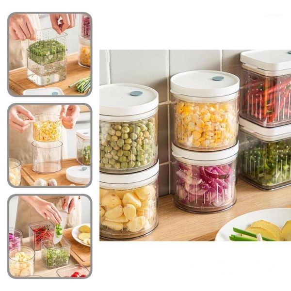 

storage bottles & jars 1 pieces kitchen organizer box pp multifunctional food separation design fruit refrigerator