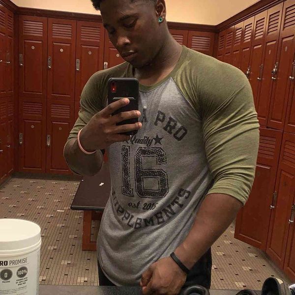 

men's t-shirts gym fitness ny long sleeves t shirt men casual cotton t-shirt male bodybuilding workout print tees brand clothing 5x4y, White;black