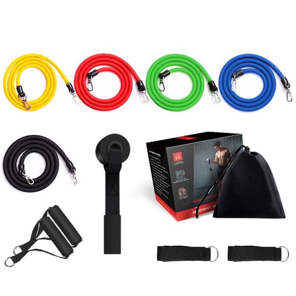 

resistance bands latex set expander exercise legs ankle straps pull rope for training physical therapy workouts