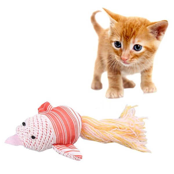 

cat toys dorakitten catnip pet toy bird stuffed cloth cotton yarn kitten bite chewing cute plush