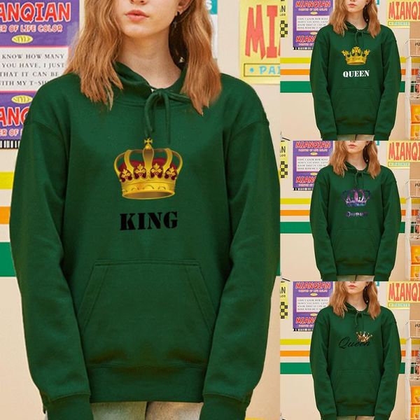 

women's hoodies & sweatshirts hoodie 2021 winter trendy student casual shirt printed harajuku tracksuit jacket, Black