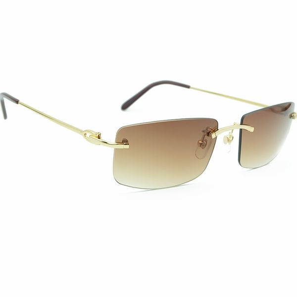

viper trendy luxury sunglasses men retro rimless carter sun glasses summer driving shades for women vintage sunglass, White;black