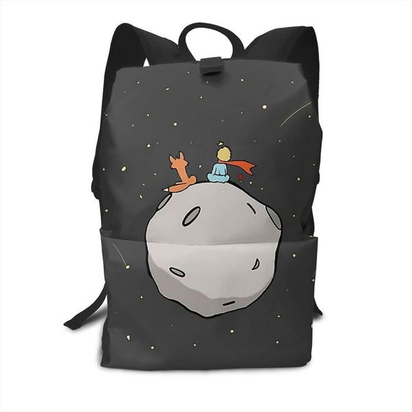 

fan art design the little prince bag cute knapsack for men women books backpack female school