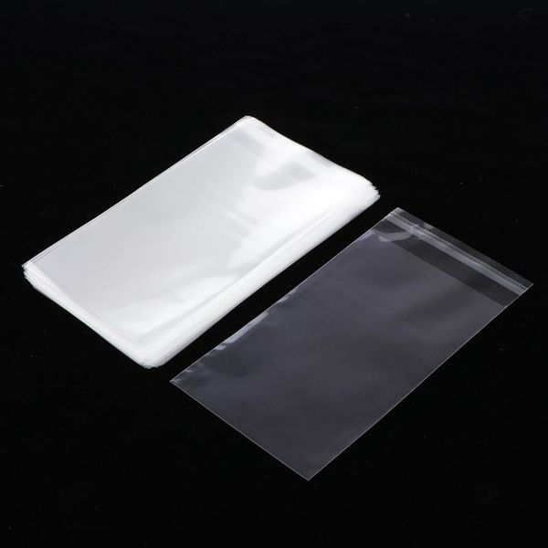 

gift wrap 100x clear self-adhesive bags seal diy wedding favor candy peel
