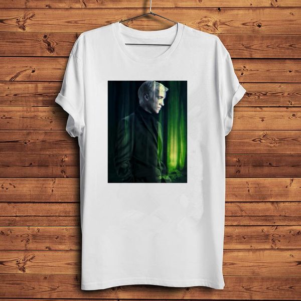 

forest draco t-shirt cool malfoy portrait graphic tee 03 wizard world shirts women streetwear hipster women's, White
