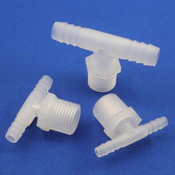 

watering equipments 5~200pcs g1/2 to 6~12mm pp tee connector aquarium tank air pump hose pagoda joint garden drip irrigation water pipe 3-wa