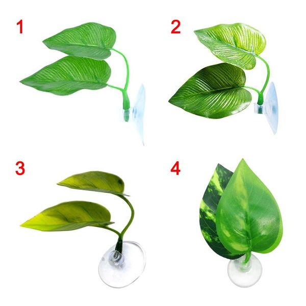 

double-layered simulation ornamental leaf betta fish rest spawning bed hammock for tank aquarium gr5 decorations
