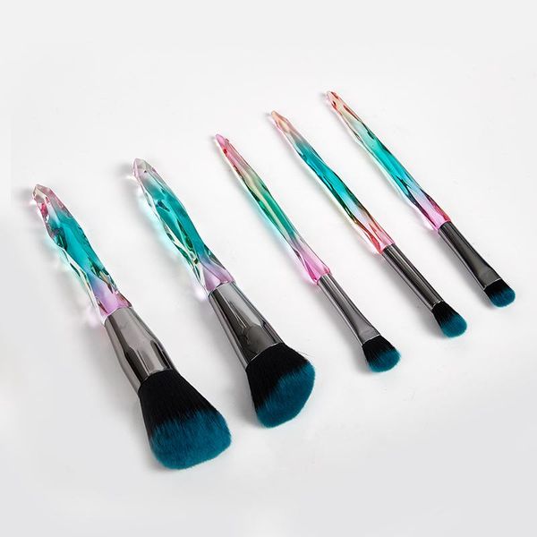 

makeup brushes crystal eyeshadow eyebrow cosmetics for face fan make up brush