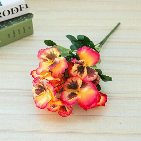 

decorative flowers & wreaths a bunch artificial flower pansy creative home decora silk diy wholesale wedding party z0g7