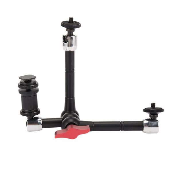 

tripod heads magic arm,3 arms adjustable articulating friction arm camera bracket compatible with dslr rig led monitor video light