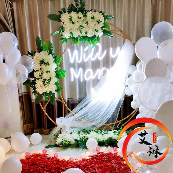 

party decoration wedding props grid moon arch chicken wire backdrops
