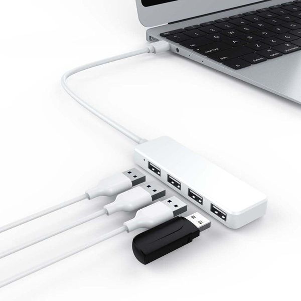 

hubs usb 3.0 4 ports hub extension splitter adapter for lappc computer charger e65a