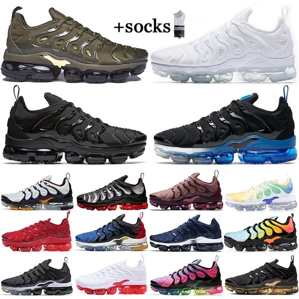 

with socks mens shoe sneakers tn plus betrue black green hyper violet bumblebee midnight navy metallic gold breathable outdoor casual runnin, White;red