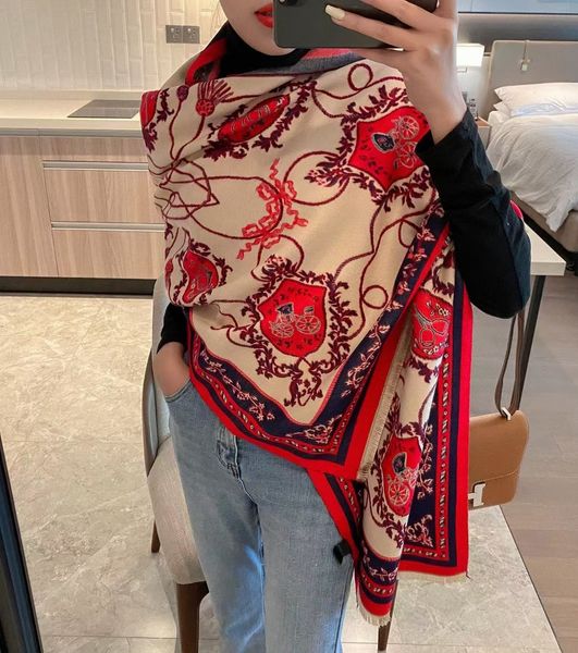 

2021fashion women black boutique tassel wool scarf shawl luxury and comfort can be wholesale scarves aaa25, Blue;gray