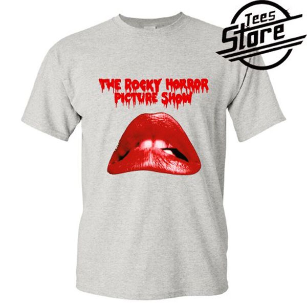 

new the rocky horror picture show men's grey t-shirt size s-3xl, White;black