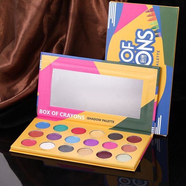 

makeup 18 colors eye shadow box of crayons shadows ishadow shimmer matte eyeshadow palette