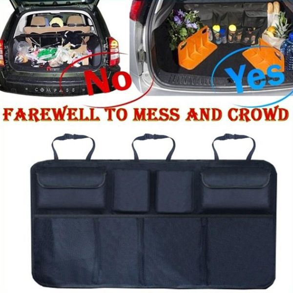 

car organizer storage bag tool trunk oxford cloth hanging