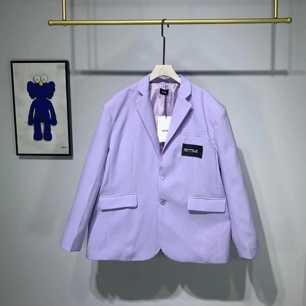 

men's suits & blazers purple cardigan we11done jacket brand wmoen casual personality collar jackets off the, White;black