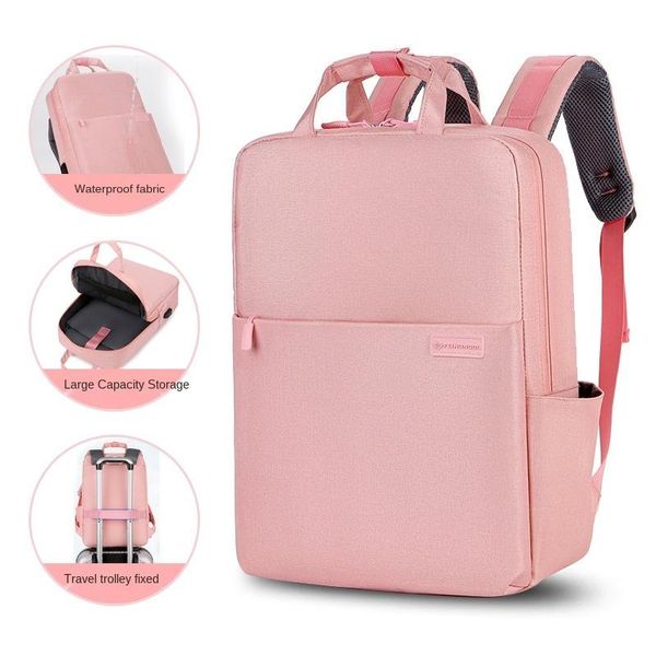 

backpack k1 24k cross border women's lapbusiness schoolbag transit nylon backpac