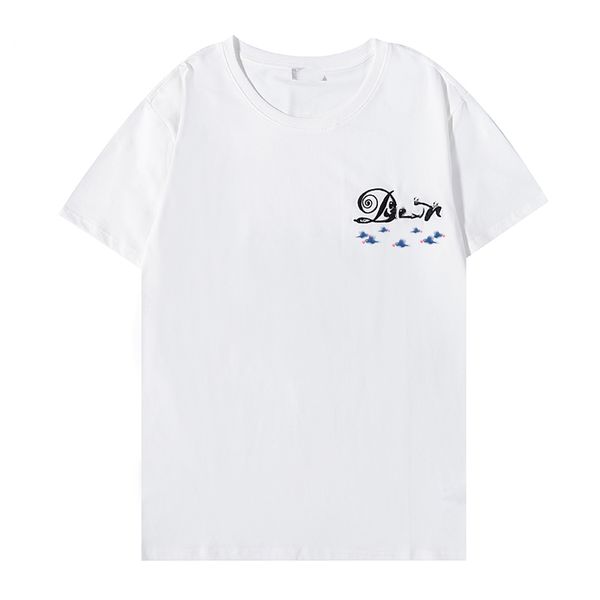 

21ss fashion men's casual t shirt designer short sleeve street dress asian size, White;black