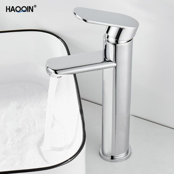 

haoqinbasin faucets round basin tall mixer bathroom sink taps