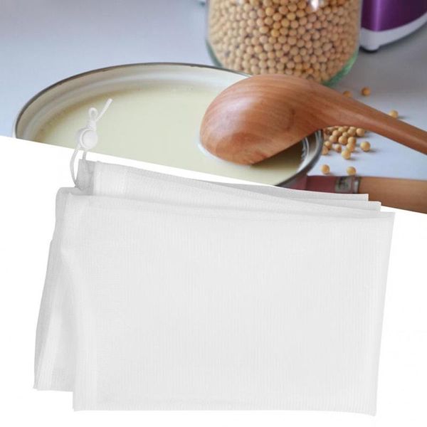 

reusable mesh bag fruit drawstring filter home kitchen and vegetable storage bags