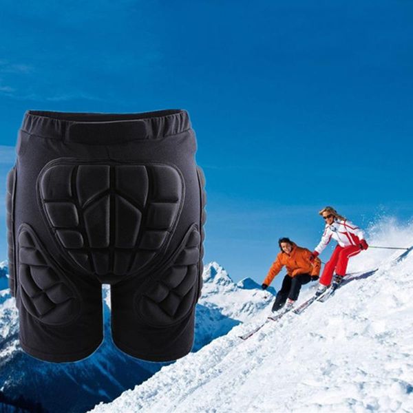 

elbow & knee pads ski pants protective hip bupad snowboard skating skiing protection gear pant sport equipment, Black;gray