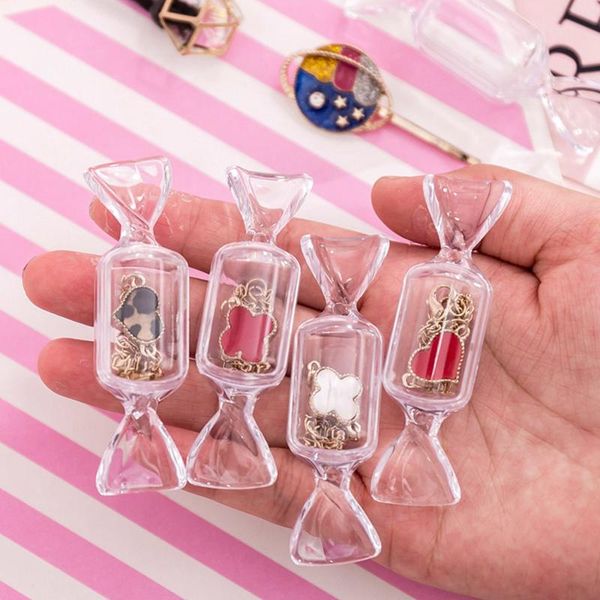 

gift wrap 20pcs mini plastic storage box jewellery candy shape for earring ring