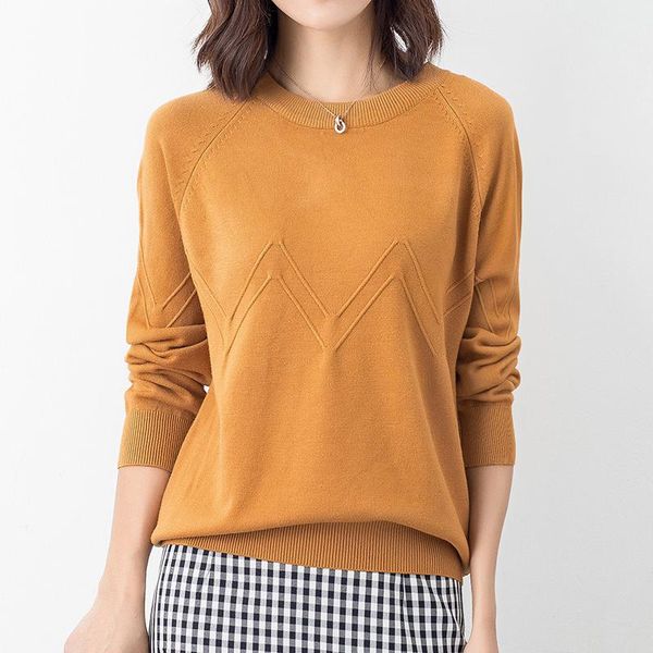 

women's sweaters 2021 cashmere sweater knit shirt casual soft, White;black