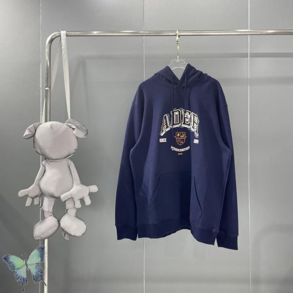 

men's hoodies & sweatshirts embroidery 3d ader error hoodie sweatshirt men women adererror pullovers, Black