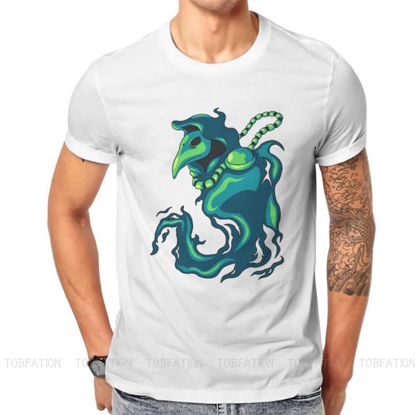 

men's t-shirts plague knight o neck tshirt shovel of hope spectre torment game pure cotton original t shirt men clothes, White;black