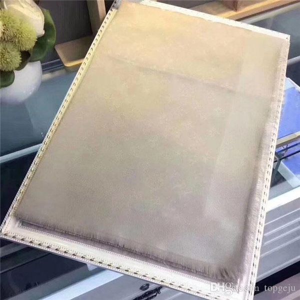 

2020 fashion design scarf wool silk with silver thread scarves winter warm soft shawls wraps brands scarves no box jone1, Blue;gray