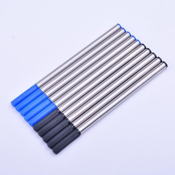 

german ink 0.5mm metal gel refill general specification black blue ballpoint pen signature pens, Blue;orange