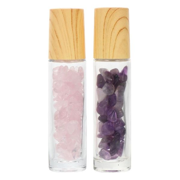 

storage bottles & jars 2pcs glass roller essential oil
