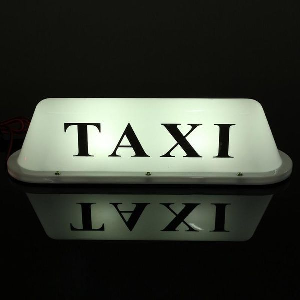 

emergency lights universal 12v car truck taxi cab sign roof dome led light lamp shell magnetic base with cigarette lighter socket