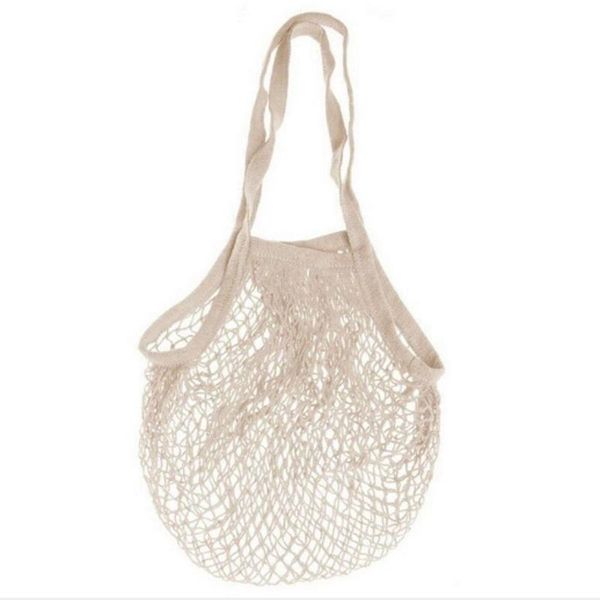 

2pcs all cotton mesh bag shopping fruit vegetable storage bags
