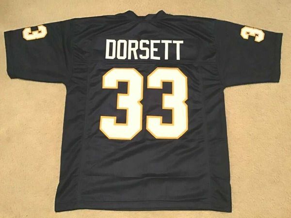

full embroidery tony dorsett blue jersey stitched custom any name number jersey, Black