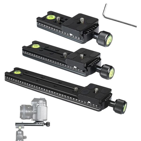 

nodal slide rail quick release plate clamp dslr camera support clip tripod mount adapter for macro panoramic arca other accessories