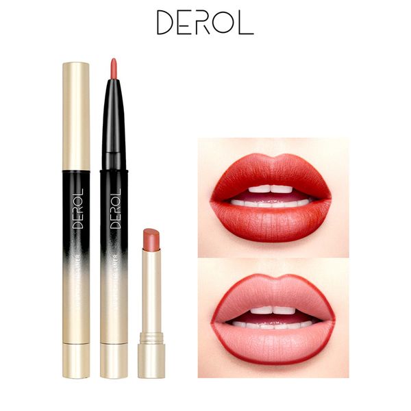 

double - end matte non-stick lip liner non-fading lips liners lipstick