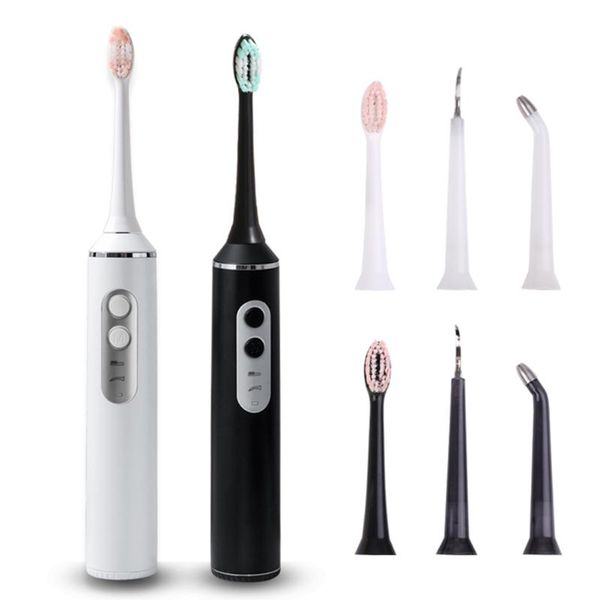

smart electric toothbrush 3 in 1 waterproof acoustic teeth floss for adults powerful ultrasonic deep cleaning
