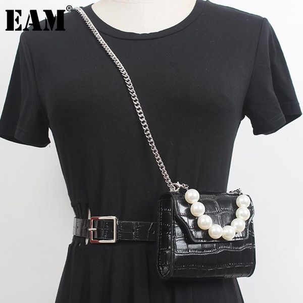 

[eam] women mini-beg pearl pu leather personality accessories fashion tide all-match spring autumn 2021 1dd6839 belts, Black;brown