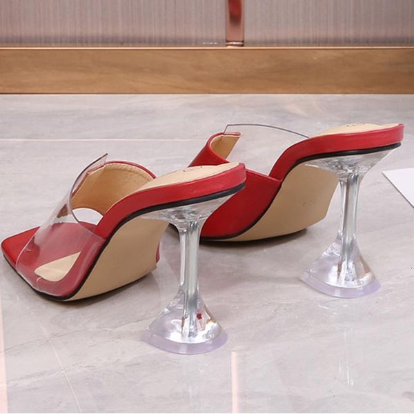 

slippers summer high-heeled female fashion fish mouth heel waterproof platform sandals mixed color 5559, Black