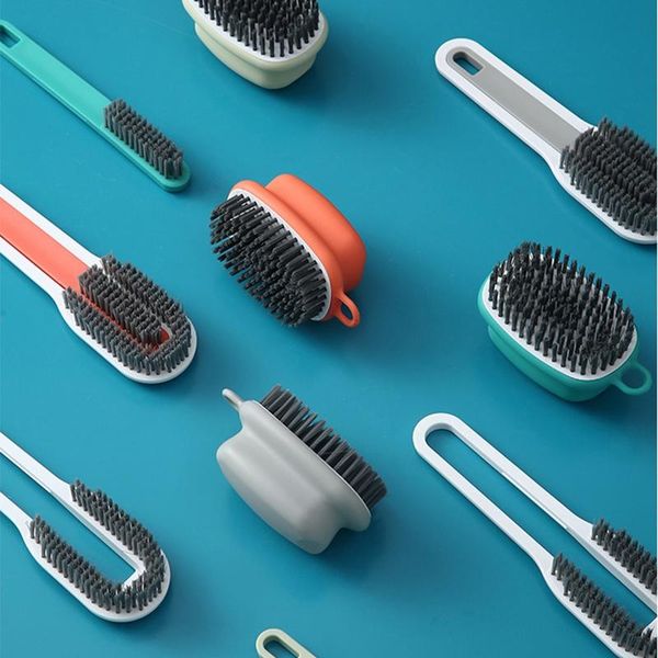 

hangable soft-bristled laundry brush small for household shoe washing multifunctional cleaning decontamination clothing & wardrobe storage