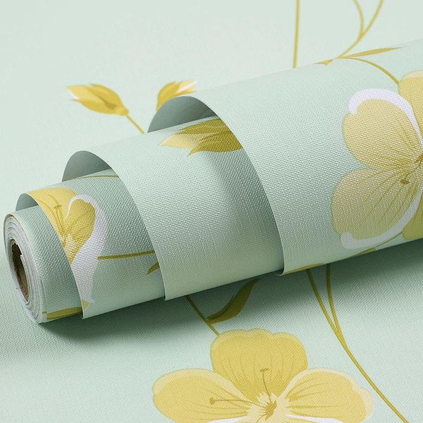 

wallpapers leaf fruit flower embossing pattern self adhesive stain resistant wallpaper peel and stick waterproof bedroom wall stickers