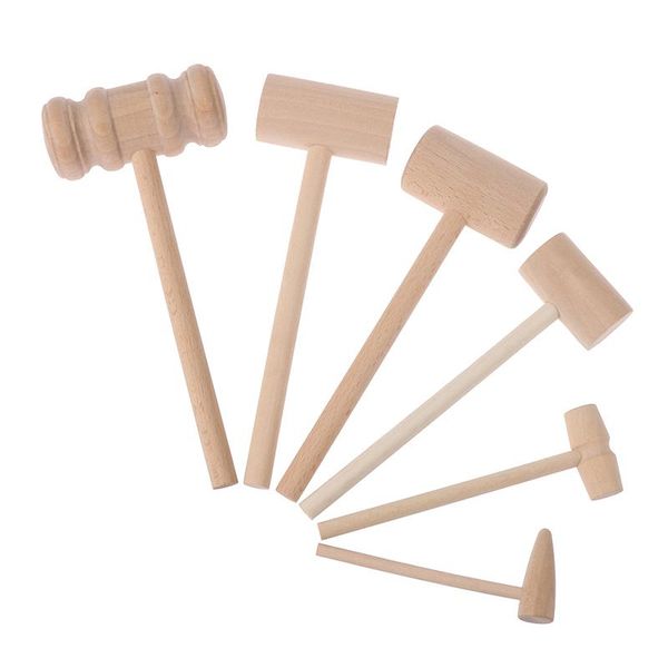 

hand tools 1pcs wooden hammer mallet carving tool leather craft jewelry making