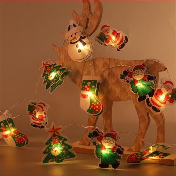 

strings 1.2m 2.5m christmas lights led string light pendant holiday decoration for home garland navidad decor battery power fairy