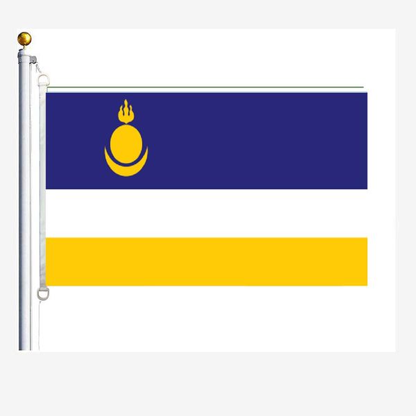 

buryatia flags 90 x 150 cm, 100 % polyester, digitaldruck