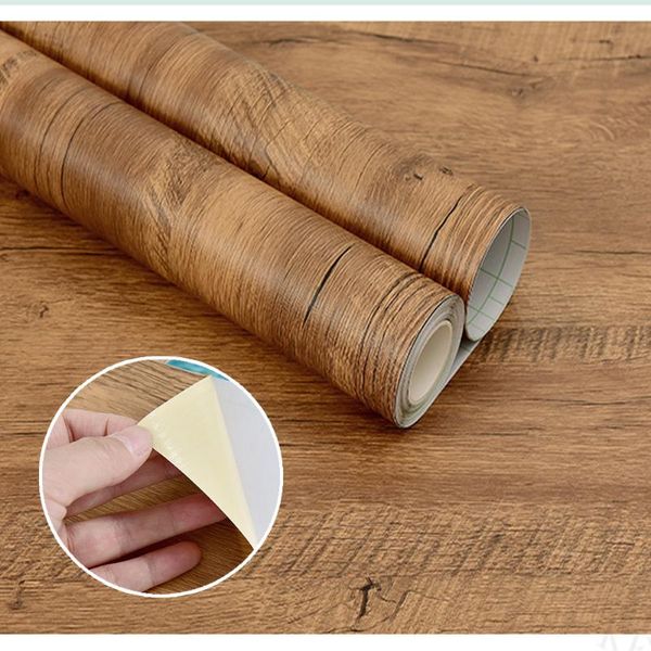 

wallpapers wood grain peel and stick wallpaper self adhesive rustic removable contact paper plank for counterfilm roll