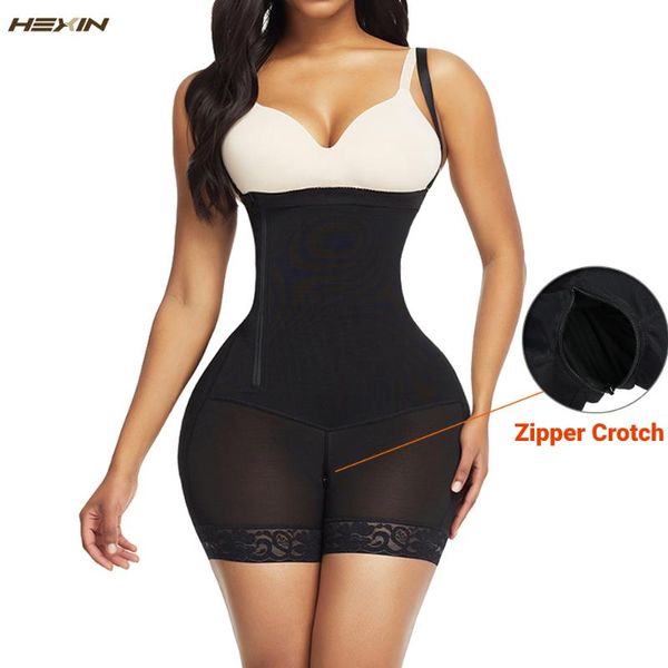

women's shapers body shaper fajas slimming shapewear waist trainer seamless bodysuit tummy control panties push up bulifter corset unde, Black;white