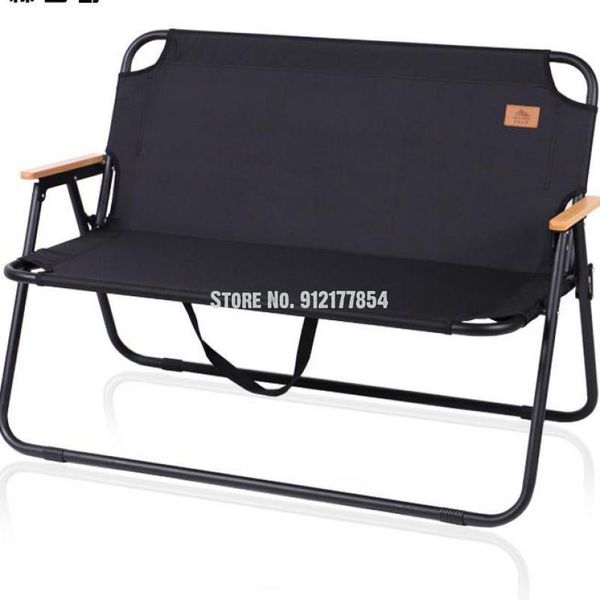 

camp furniture double chair outdoor folding leisure beach back fishing